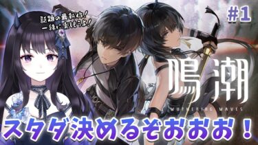 【#鳴潮】  ※ネタバレ注意※ 話題の最新作スタダ配信💜どんな体験が待ってるのかな！めっちゃ楽しみ！ Part1 【#Vtuber】