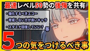 【鳴潮】重課金者がやって後悔したこと、しない方が良いと思うことを解説します【Wutheringwaves 】#鳴潮 #プロジェクトWAVE