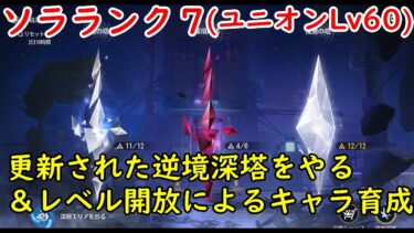 【鳴潮】更新された逆境深塔やるぞ！他はソラランク７になったことによるキャラ育成！【wutheringwaves】