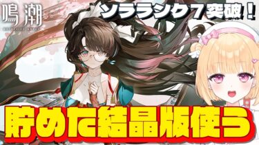 【鳴潮】1.2の情報見る！スタミナ割ってキャラレベル90突破する！＃３５【初見さん歓迎/めいちょう/wuthering waves/新人Vtuber/なるしお】#鳴潮RALLY