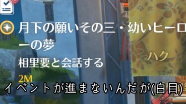 【鳴潮】バグって進行不能になる！？潮汐任務【月下の願いその三・幼いヒーローの夢】