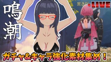 【Vtuber】新キャラガチャ&育成素材集めじゃぁぁぁ！【鳴潮】【サナギの異世界探訪記】 ＃Vtuber ＃鳴潮 ＃ガチャ配信