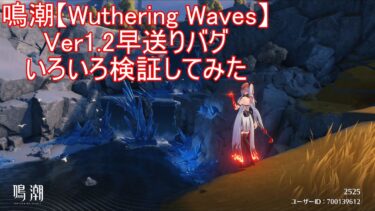 鳴潮【Wuthering Waves】Ver1.2 早送りバグでいろいろ検証してみた