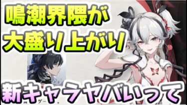 鳴潮 新キャラのツバキ公開でユーザーが大盛り上がり状態に！運営さん楽しみにしてるよ！　レイ太　メイチョウ