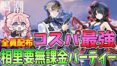 【鳴潮】”吟霖”もヴェリーナも必要ない！？全員配布だけで完結する「相里要」無課金パーティーを解説します！