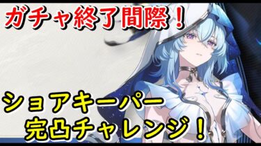 【鳴潮】ショアキーパーガチャ終了間際！完凸チャレンジするぞ！！【wutheringwaves】