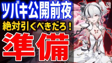 鳴潮が今激アツ！期待の新キャラ「ツバキ」に向けて準備作業進めていくぞ！前夜祭【Wuthering Waves】#鳴潮 #鳴潮RALLY