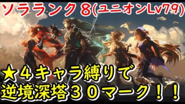 【鳴潮】星４キャラ縛りで逆境深塔３０マークに挑戦！【wutheringwaves】