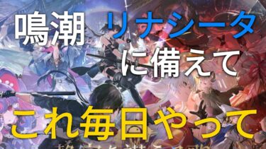 【鳴潮】リナシータまで毎日やるべき日課　龍の蛍石掘り【リナシータ】【無課金】【微課金】【2.0】【リナシータ】#鳴潮#wutheringwavesgameplay