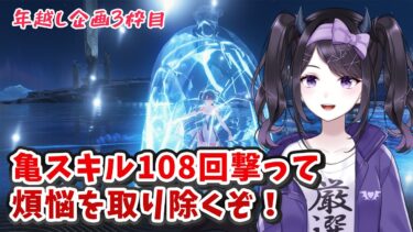 【#鳴潮】 年越し企画3枠目☆亀スキルを108回撃って煩悩を滅して年越しだ！ #鳴潮RALLY / 2K1440p【#Vtuber】