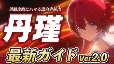 【鳴潮】Ver2.0最新版！単騎攻略や消滅ブーストもできる「丹瑾（タンキン）」の最新ガイド！使い方/武器/音骸/編成などを解説【Wuthering Waves】#鳴潮 #プロジェクトWAVE