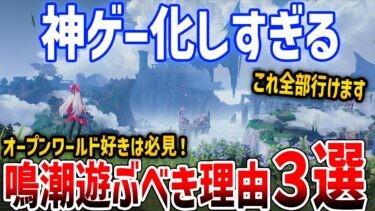 【鳴潮】v2.0で進化→神ゲー化しすぎる！ソシャゲやらないプレイヤーも絶対遊んだほうがいい理由３選【Wuthering Waves】PS5/PC/iOS/Android #鳴潮 #鳴潮RALLY