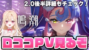 【#鳴潮】完全初見！ロココちゃんキャラPV見て、公式情報チェックしていくぞ！１４９【初心者・初見さん歓迎/めいちょう/wuthering waves/wuwa/Vtuber】#プロジェクトWAVE