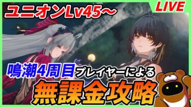 【鳴潮/U.Lv45】新規初心者の質問ドンと来い！！今日は本気の探索編！！！【Wuthering Waves】