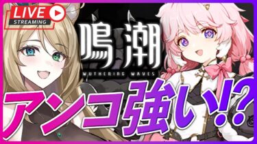 【#鳴潮】右も左もわかりませんがアンコと散華さんが強いと聞きました！初見さん大歓迎【概要欄読んでね】【#WutheringWaves/#vtuber/ライブ配信】