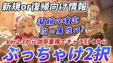 【鳴潮】Ver2.3で怒涛の復刻！新キャラも含めて新規や復帰勢はどうする？【初心者向け】