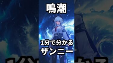 【鳴潮】1分で分かるザンニー(初心者向け/解説) #wutheringwaves