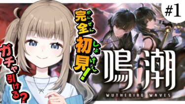 🎮【鳴潮 / Wuthering waves 】完全初見🔰初めての鳴潮！先輩漂泊者さんたちのサポート待ってます！(ガチャ前にPV鑑賞したい！)【Vtuber】