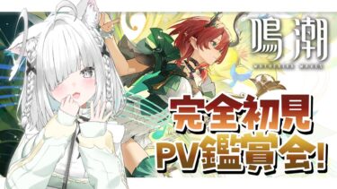 【鳴潮／Wuthering waves】完全初見！PV鑑賞会から、初めての鳴潮！【新人Vtuber／ライブ配信中／佐藤あにめ】