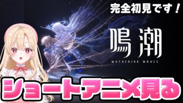 【#鳴潮】突然来たカルテジア？フルールドリス？のショートアニメ「夜を切り開く」を完全初見します！！！249【初心者・初見さん歓迎/めいちょう/wuthering waves/wuwa】#鳴潮RALLY
