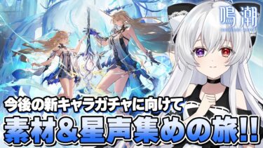 #55【#鳴潮/123日目】今後の新キャラガチャに向けて、まったり素材＆星声集めの旅！！【Vtuber/WutheringWaves】