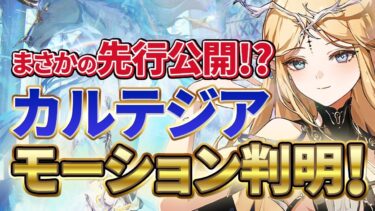 【鳴潮/先行情報注意!】「カルテジア」モーション判明★3D映像が先行公開されたので考察しつつ性能を予想!今準備できる事は?【WuWa/めいちょう】フルールドリス Ver2.4