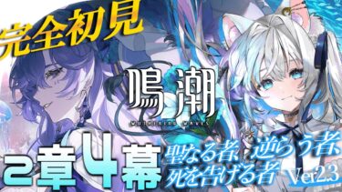 【#鳴潮 】完全初見.ᐟ リナシータ最新話の第2章・第4幕へ✨️ついにVer2.3：Part11：【#獅ノ月ヨナ】