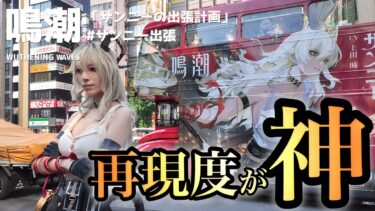 【鳴潮】美人コスプレイヤーさんの再現度が感謝するレベル【ザンニーの出張計画】【ザンニー】【4K】　#ザンニー出張