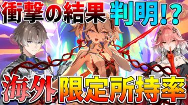 【鳴潮】海外「限定キャラ所持率」判明!?1位はもちろんあのキャラ！【無課金微課金解説】【めいちょう】/カルテジア/ガチャ/ルパ/ザンニー/DPS編成比較