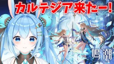 【#鳴潮 】カルテジアが…来た…！！情報見るぞ…！！！#vtuber #雪咲ゆうか #wutheringwaves #鳴潮RALLY