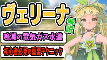 総回復量28兆の世界的ヒーラー「ヴェリーナ」解説！超優秀な恒常星5キャラ　育成は最低限でもOK　ショアキーパーを持ってる人にもおすすめ（武器/音骸/スキル回し・ローテ）【鳴潮】