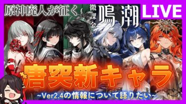 【鳴潮】Ver2.4の情報振り返ろうと思ったら新キャララッシュで財布がやばい　■No.10 (Wuthering Waves/ めいちょう )
