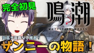 【 #鳴潮 】完全初見🔰25日目 ザンニーとのストーリーを楽しもう✨ ＃24 #VTuber #ゲーム実況 #初見さんも大歓迎