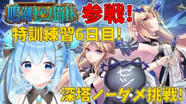 【#鳴潮 】#鳴潮ゼツ猫杯 参戦！特訓6日目いくぞ～！！逆境深塔ノーダメ練習する！！《雪咲ゆうか》#vtuber #雪咲ゆうか #wutheringwaves #プロジェクトWAVE