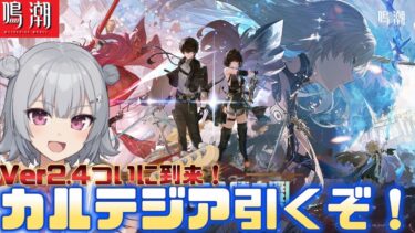 【鳴潮：live】２．４到来！２人目の歳主の共鳴者『カルテジア』が参戦！【コメント歓迎】