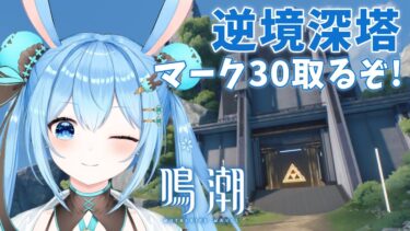 【#鳴潮 】#逆境深塔 攻略！マーク30取るぞ～！シャコンヌ深塔デビューしますか！《雪咲ゆうか》#vtuber #雪咲ゆうか #wutheringwaves #鳴潮RALLY